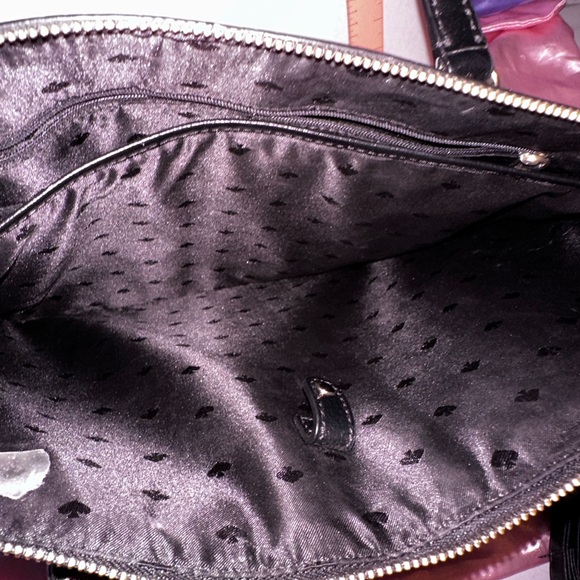 ♠️ Kate Spade ♠️ large black leather tote - Picture 4 of 6